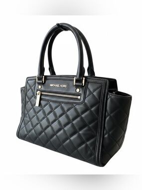Michael Kors Selma Quilted Leather Satchel